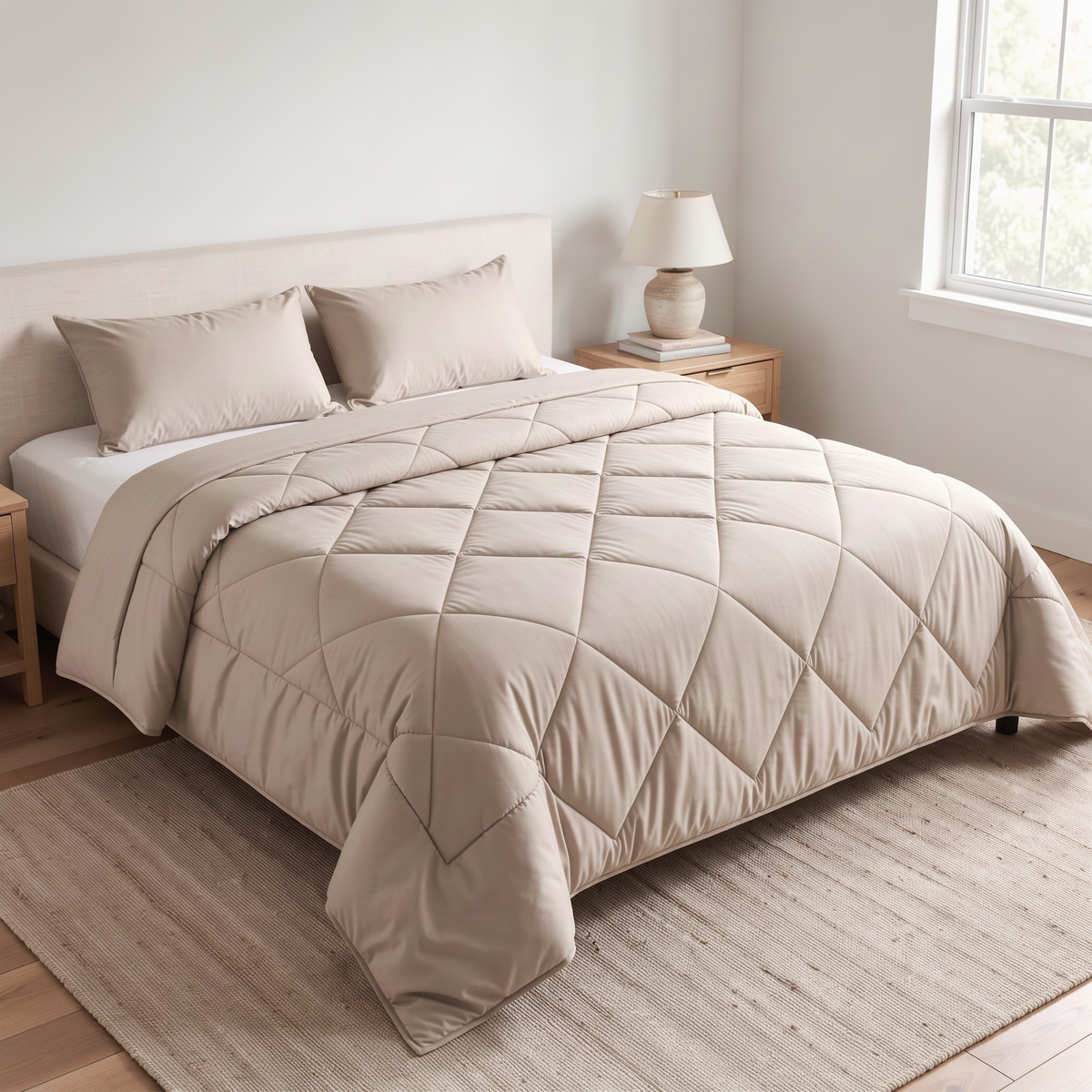 Homely EasySleep Comforter in Cream Beige
