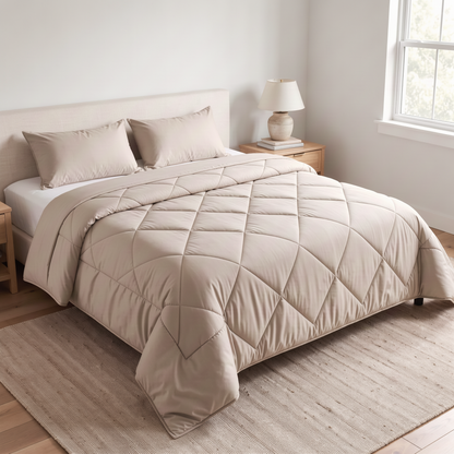 Homely EasySleep Comforter in Cream Beige