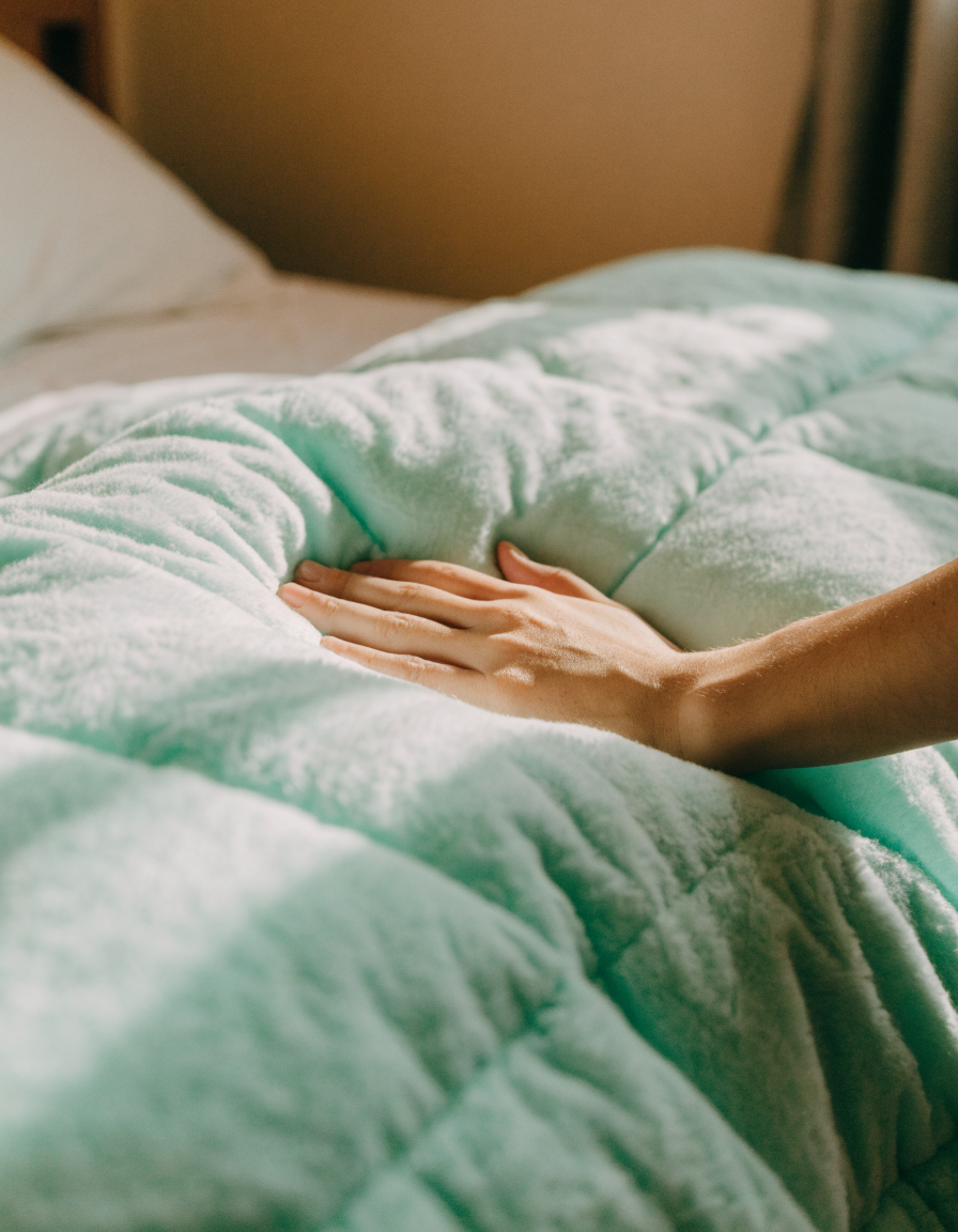 Soft texture of the EasySleep Comforter